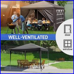 10x10in Gazebo Waterproof Outdoor Canopy Patio Tent Party Tent for Wedding Cater