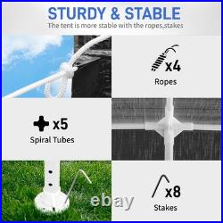 10x10in Gazebo Waterproof Outdoor Canopy Patio Tent Party Tent for Wedding Cater