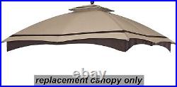 10x12 Riplock 350 Replacement Canopy Top Cover Allen Roth Gazebo Lawn UV-Protect