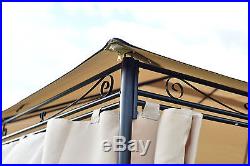 10x13 Gazebo Canopy Shelter Patio Party Tent Outdoor Awning WithSide Walls NEW