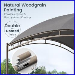 10x13ft Outdoor Pergola Gazebo Canopy Patios Heavy Duty Wall-Mounted Awnings