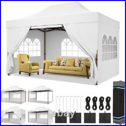 10x15 Heavy Duty Canopy Outdoor Commercial Waterproof UV 50+ Tent with Sidewall