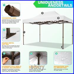 10x15 Heavy Duty Canopy Outdoor Commercial Waterproof UV 50+ Tent with Sidewall