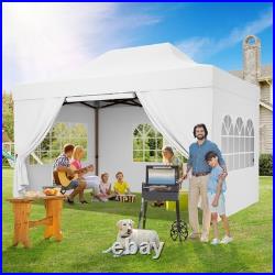 10x15 Heavy Duty Canopy Outdoor Commercial Waterproof UV 50+ Tent with Sidewall