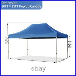 10x15 Heavy Duty Pop Up Canopy Tent with 4 Sidewalls, Adjustable Outdoor Canopy 10x15 Heavy Duty Pop Up Canopy Tent with 4 Sidewalls, Adjustable Outdoor Canopy