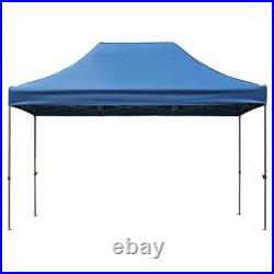 10x15 Heavy Duty Pop Up Canopy Tent with 4 Sidewalls, Adjustable Outdoor Canopy