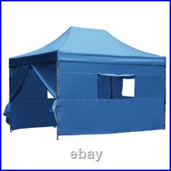 10x15 Heavy Duty Pop Up Canopy Tent with 4 Sidewalls, Adjustable Outdoor Canopy