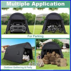10x15 Heavy Duty Portable Garage with Removable Doors & Vents for Outdoor
