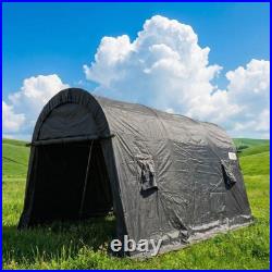 10x15 Heavy Duty Portable Garage with Removable Doors & Vents for Outdoor