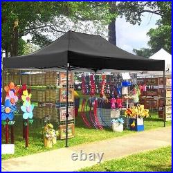 10x15 Pop up Canopy Tent Heavy Duty Commercial Waterproof Gazebo with Sidewalls