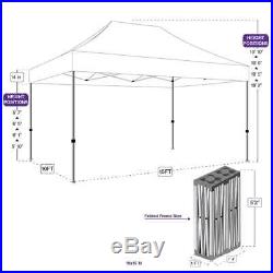 10x15 Replacement Pop Up Canopy Tent Commercial Grade Aluminum Frame Only