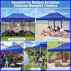 10x15FT Pop Up Canopy Commercial Gazebo Outdoor Instant Party Garden Screen Tent
