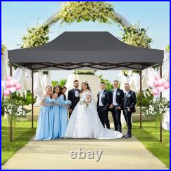 10x15ft Heavy Duty Canopy Tent Outdoor Waterproof UV 50+ Gazebo with Sidewalls