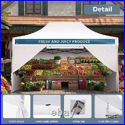 10x15ft Heavy Duty Pop Up Canopy Party Tent Waterproof Gazebo Outdoor Wedding