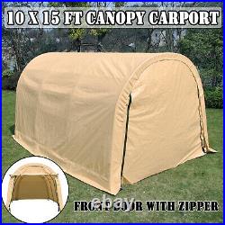 10x15ft Outdoor Wood Haystack Storage Cover Tent Canopy Carport Car Shed Shelter