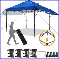 10x17 Pop up Canopy Tent Heavy Duty Gazebo Instant Shelter One Handed Set Up