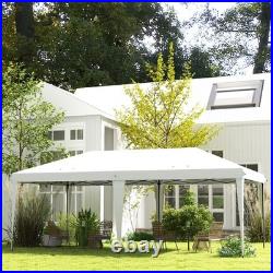 10x19 ft Outdoor EZ Pop Up Canopy Tent with Sidewalls for Parties Event Backyard