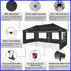 10x20'/10' Pop UP Wedding Party Tent Waterproof Gazebo Canopy Heavy Duty Outdoor