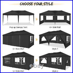 10x20'/10' Pop UP Wedding Party Tent Waterproof Gazebo Canopy Heavy Duty Outdoor