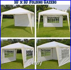 10x20/10x15/10x10 EZ Pop-Up Canopy Tent Sidewalls, Waterproof Commercial Gazebo