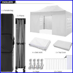 10x20/10x15/10x10FT Pop Up Canopy Tent Sidewalls, Waterproof Commercial Gazebo