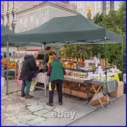10x20/10x15ft Pop Up Canopy Waterproof UPF 50 Outdoor Instant Shelter Beach Tent