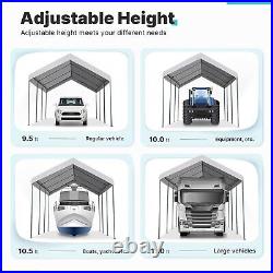 10x20 Adjustable Carport Heavy Duty Outdoor Canopy Shelter Garage Storage Shed