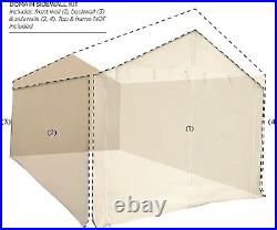 10x20 Canopy Garage Side Wall Kit Car Shelter Big Tent Parking Carport Portable