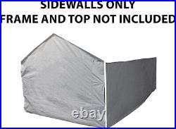 10x20 Canopy Garage Side Wall Kit Car Shelter Big Tent Parking Carport Portable