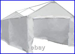 10x20 Canopy Garage Side Wall Kit Car Shelter Big Tent Parking Carport Portable