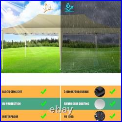 10x20 Canopy Heavy Duty Commercial Picnic Party Tent Waterproof Outdoor Gazebo