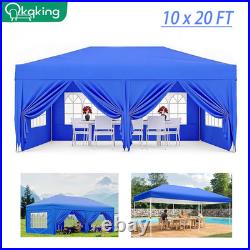 10x20 Canopy Pop-Up Heavy Duty Waterproof Gazebo Tent Commercial Wedding Event