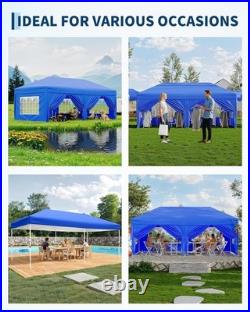10x20 Canopy Pop-Up Heavy Duty Waterproof Gazebo Tent Commercial Wedding Event