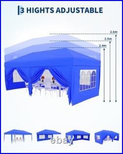 10x20 Canopy Pop-Up Heavy Duty Waterproof Gazebo Tent Commercial Wedding Event