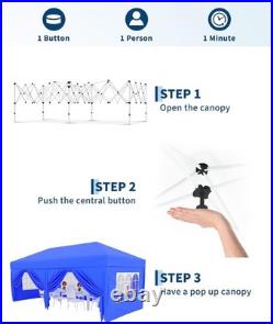 10x20 Canopy Pop-Up Heavy Duty Waterproof Gazebo Tent Commercial Wedding Event