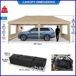 10x20 Canopy Pop Up Party Wedding Tent Outdoor Heavy Duty Gazebo Carport Anti-UV
