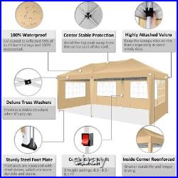 10x20 Canopy Pop Up Party Wedding Tent Outdoor Heavy Duty Gazebo Carport Anti-UV