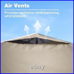 10x20 Canopy Replacement Top Cover with Air Vents for Pop up Canopy Gazebo