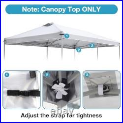 10x20 Canopy Replacement Top Cover with Air Vents for Pop up Canopy Gazebo