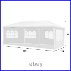 10x20 Carpa Toldo Para Fiestas Patio Exteriores De Boda Heavy Duty Tienda Kiosko