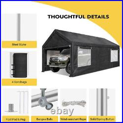 10x20 Carport Canopy Carport Shelter Garage Heavy Duty Outdoor Party Shed Tent