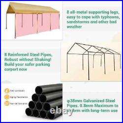 10x20 Carport Canopy Carport Shelter Garage Heavy Duty Outdoor Party Shed Tent&