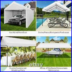 10x20 Carport Canopy Carport Shelter Garage Heavy Duty Outdoor Party Shed Tents