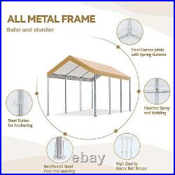 10x20 Carport Canopy Heavy Duty Outdoor Carport Shelter Garage Storage Shed Tent