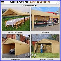 10x20 Carport Car Canopy Heavy Duty Car Storage Shed Tent Outdoor Shelter Party
