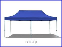10x20' Commercial Pop Up Canopy Tent Blue Waterproof Portable Instant Shelter