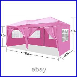 10x20 EZ Pop UP Canopy Party Wedding Tent Waterproof Gazebo Heavy Duty