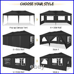 10x20 EZ Pop UP Canopy Party Wedding Tent Waterproof Gazebo Heavy Duty Anti-UV