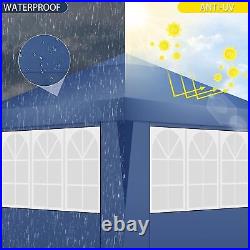 10x20' EZ Pop UP Commercial Canopy Party Tent Waterproof Gazebo Heavy Duty 6Side