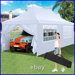 10x20 EZ Pop UP Wedding Party Tent Waterproof Gazebo Canopy Heavy Duty Outdoor